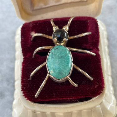 Sterling Silver Spider Brooch Jewelry Bloomers and Frocks